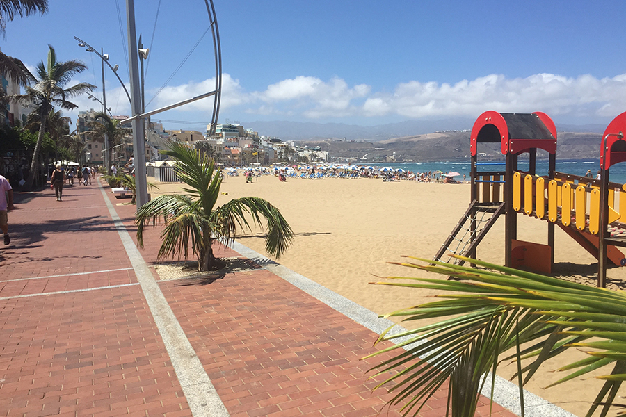 the las canteras beach